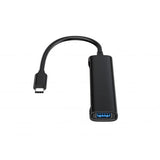 Conceptronic hubbies12b hubbies 4-port usb 3.0 hub, 2 usb-c 2 usb-a ports, aluminum case, usb-c