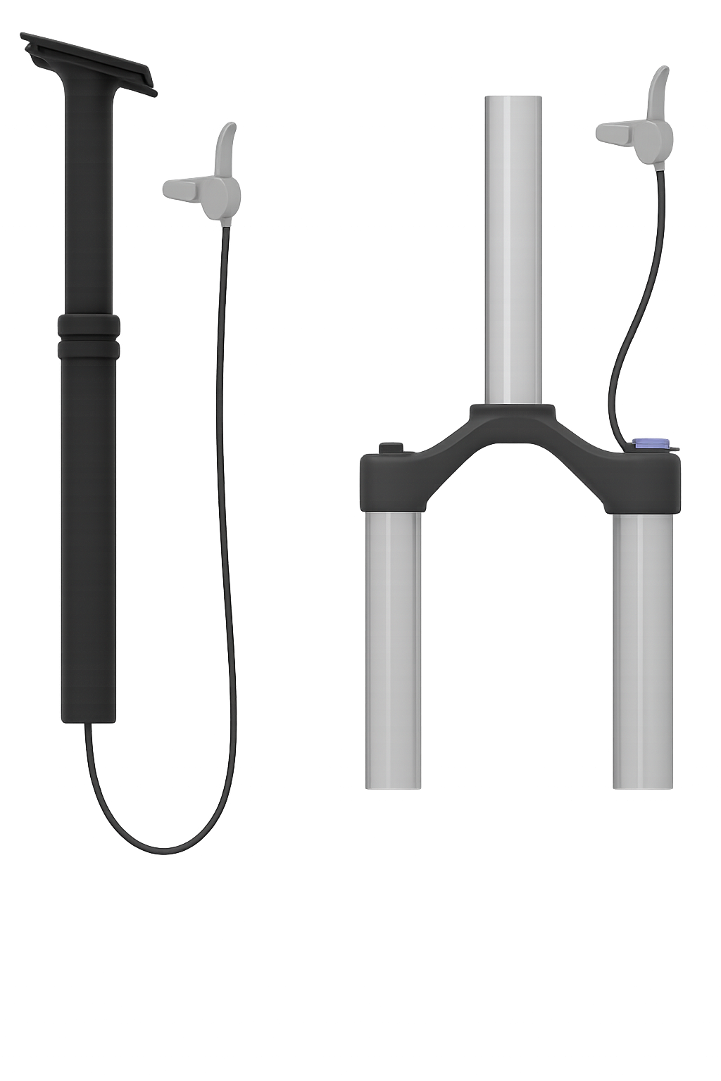 Elvedes kabelset voor dropper zadelpen remote lock-out (exclusief remote)