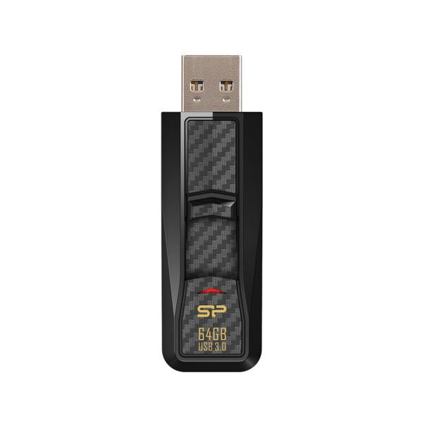 Silicon power sp256gbuf3b50v1k blaze b50, 256 gb, usb type-a, 3.2 gen 1 (3.1 gen 1) sleeve, black