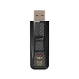 Silicon power sp256gbuf3b50v1k blaze b50, 256 gb, usb type-a, 3.2 gen 1 (3.1 gen 1) sleeve, black