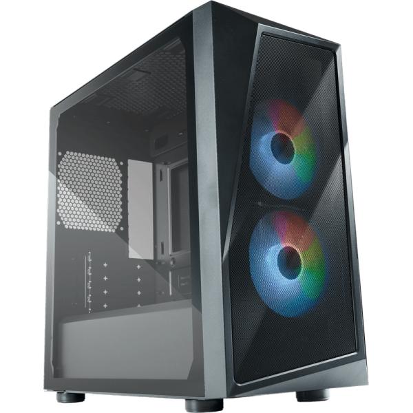 Cooler master cp320-kgnn-s00 cmp 320, matx, midi-tower, 120mm, window, argb, black