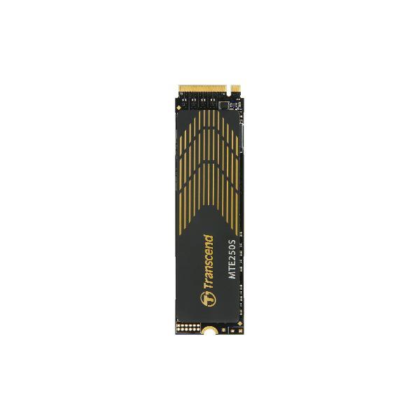 Transcend ts2tmte250s mte 250s, 2 tb, m.2 2280, pcie gen4x4, nvme, 3d tlc, w dram, heatsink