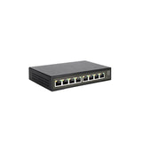 Levelone ges-2108p hilbert 8-port gigabit poe smart lite managed l2 switch, 8x poe, 112w, 802.3at af