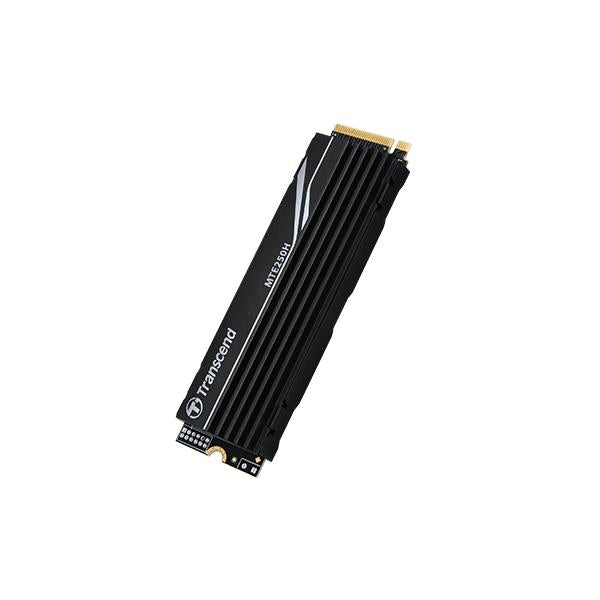 Transcend ts4tmte250h ssd, 4tb, m.2 2280, pcie gen 4x4, nvme, 3d tlc, w dram, metal heatsink