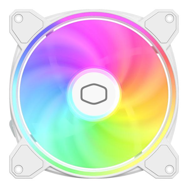 Cooler master mfl-b4dw-16np2-r2 masterfan mf140 halo2 white edition, 140 mm, 27 dba, 59.51 cfm, whit