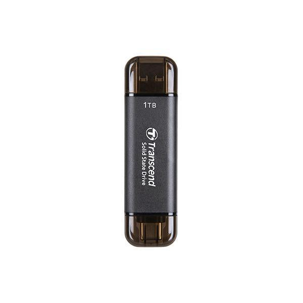 Transcend ts1tesd310c esd310c external ssd, 1tb, usb type-c type-a, 10gbps