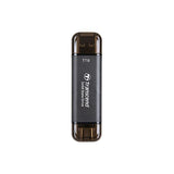 Transcend ts1tesd310c esd310c external ssd, 1tb, usb type-c type-a, 10gbps