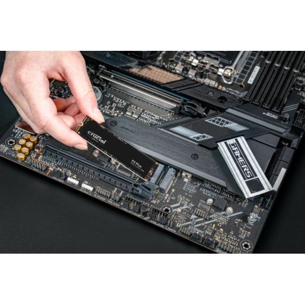 Crucial ct1000p3pssd8 p3 plus ssd, 1tb, m.2 2280, nvme pcie, intern, retail