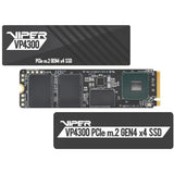Patriot vp4300l1tbm28h viper vp4300 lite ssd, 1tb, m.2 2280, pcie gen4 x4, 7400 mb s, 800k iops