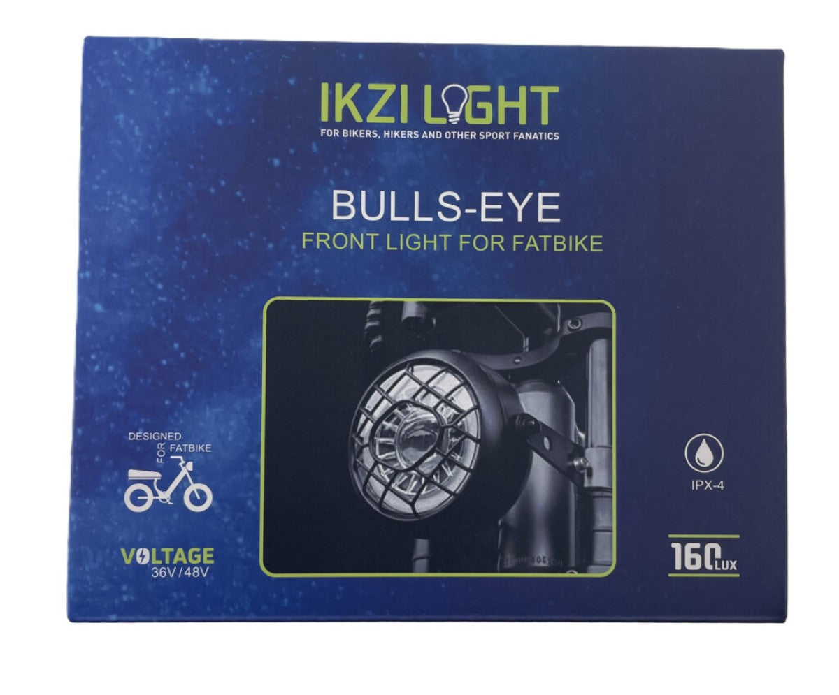 Ikzi light koplamp bulls-eye t.b.v. fatbike