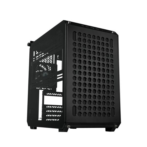 Cooler master q500-kgnn-s00 qube 500 flatpack, atx, midi-tower, glass window, usb 3.2 type-c, black
