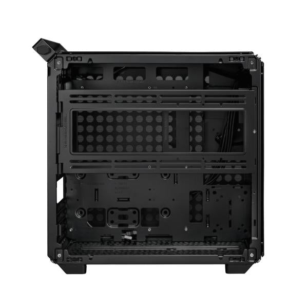 Cooler master q500-kgnn-s00 qube 500 flatpack, atx, midi-tower, glass window, usb 3.2 type-c, black