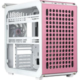 Cooler master q500-dgnn-s00 qube 500 flatpack macaron edition atx, multi-color front, 120 140 mm