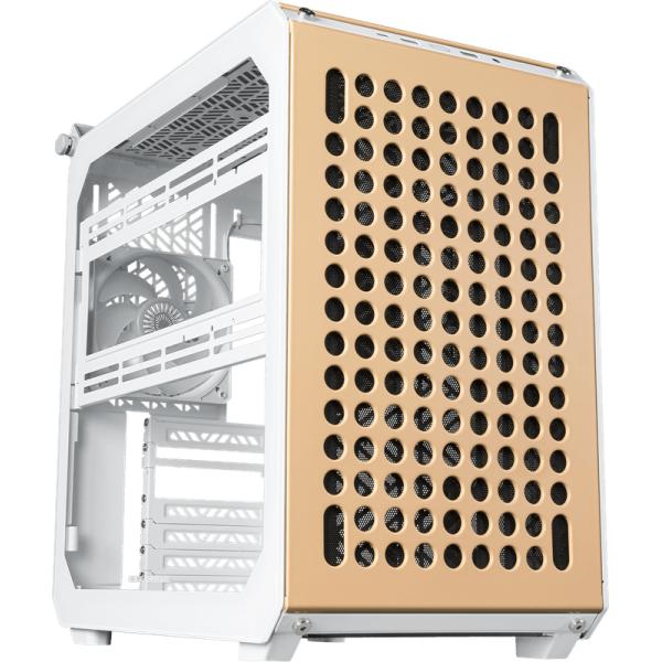 Cooler master q500-dgnn-s00 qube 500 flatpack macaron edition atx, multi-color front, 120 140 mm