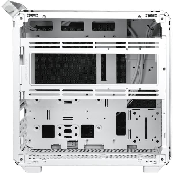 Cooler master q500-wgnn-s00 qube 500 flatpack white, atx, usb 3.2, 120 140 mm, water-cooling ready