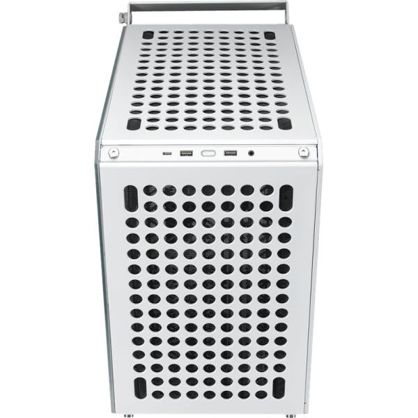 Cooler master q500-wgnn-s00 qube 500 flatpack white, atx, usb 3.2, 120 140 mm, water-cooling ready