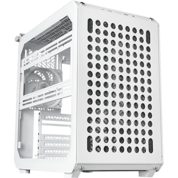 Cooler master q500-wgnn-s00 qube 500 flatpack white, atx, usb 3.2, 120 140 mm, water-cooling ready