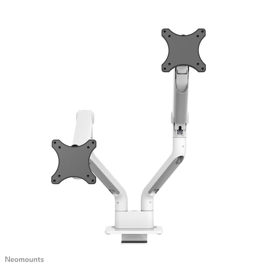 Neomounts ds70s-950wh2 full-motion desk mount, 2x 17 - 35 , 18 kg, 100x100 mm, silver