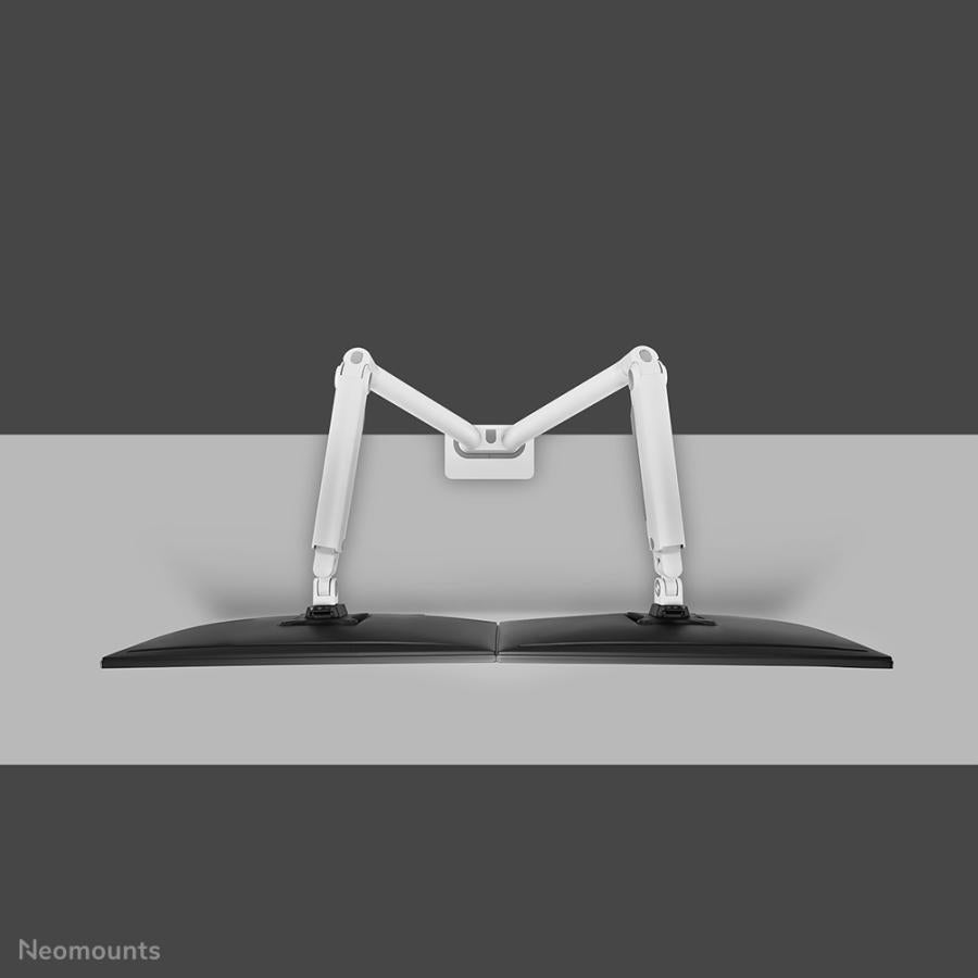 Neomounts ds70s-950wh2 full-motion desk mount, 2x 17 - 35 , 18 kg, 100x100 mm, silver