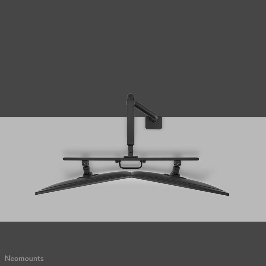 Neomounts ds75s-950bl2 full-motion desk mount, 2x 17 - 27 , 8kg, 100x100 mm, black
