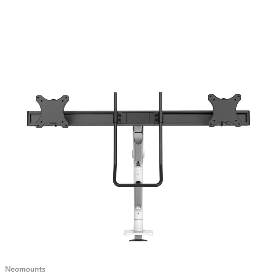 Neomounts ds75s-950wh2 full-motion desk mount, 2x 17 - 27 , 8 kg, 100x100 mm, black