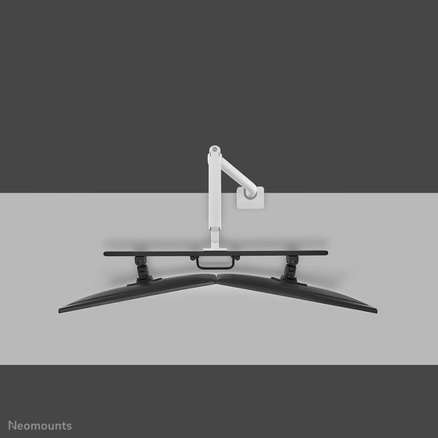 Neomounts ds75s-950wh2 full-motion desk mount, 2x 17 - 27 , 8 kg, 100x100 mm, black