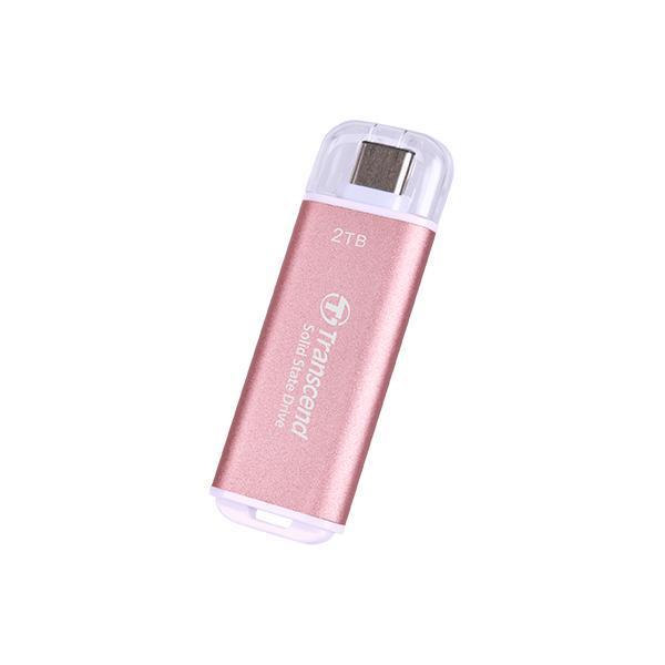 Transcend ts512gesd300p esd300 pink ssd, 500 gb, usb type-c 10gbps, 1050 950 mb s max