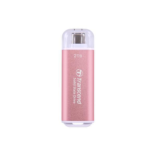 Transcend ts512gesd300p esd300 pink ssd, 500 gb, usb type-c 10gbps, 1050 950 mb s max