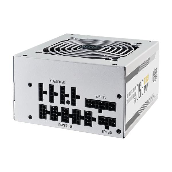 Cooler master mpe-8501-afaag-3g mwe gold v2 eu, 850w, atx3.0, 12vhpwr, =90%, 120mm, white