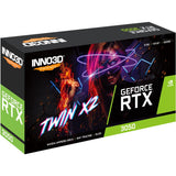 Inno3d n30502-08d6-1711va41 geforce rtx 3050 twin x2 v2, 8gb gddr6, 128-bit, 1777, 14gbps, 1xdp+hdmi