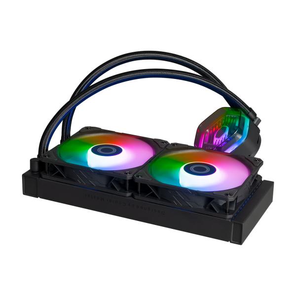 Cooler master mlx-d24m-a25pz-rw masterliquid 240 atmos argb, 4-pin, 2x 120mm, 690-2500 rpm