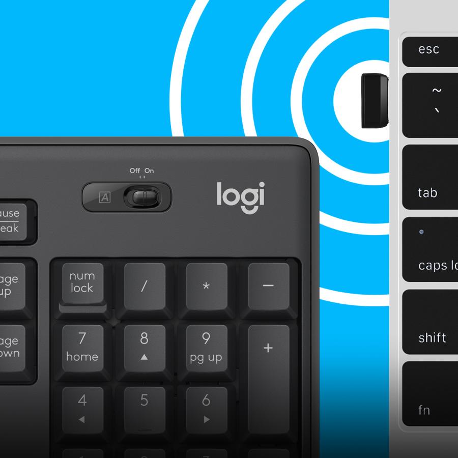 Logitech MK295 Silent Wireless Keyboard and Mouse Combo