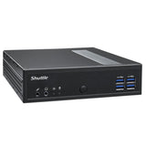 Shuttle dl30n slim barebone pc, 1.35l, iintel n100 fan, ddr5, 2x 2.5 gbe, hdmi 2.0b, 65w, 24 7