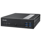 Shuttle dl30n slim barebone pc, 1.35l, iintel n100 fan, ddr5, 2x 2.5 gbe, hdmi 2.0b, 65w, 24 7