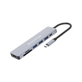 Conceptronic donn19g 7-in-1 usb 3.2 gen 1 docking station, hdmi, usb-a 3.0 x 3, sd, tf microsd, 100w