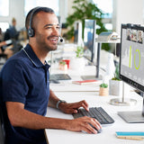 Logitech 981-000593 h111 stereo headset, wired, office call center, 20 - 20000 hz, headset, grey