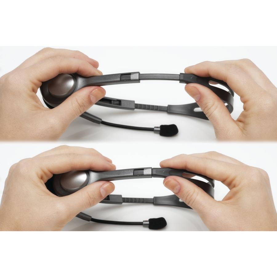 Logitech 981-000593 h111 stereo headset, wired, office call center, 20 - 20000 hz, headset, grey