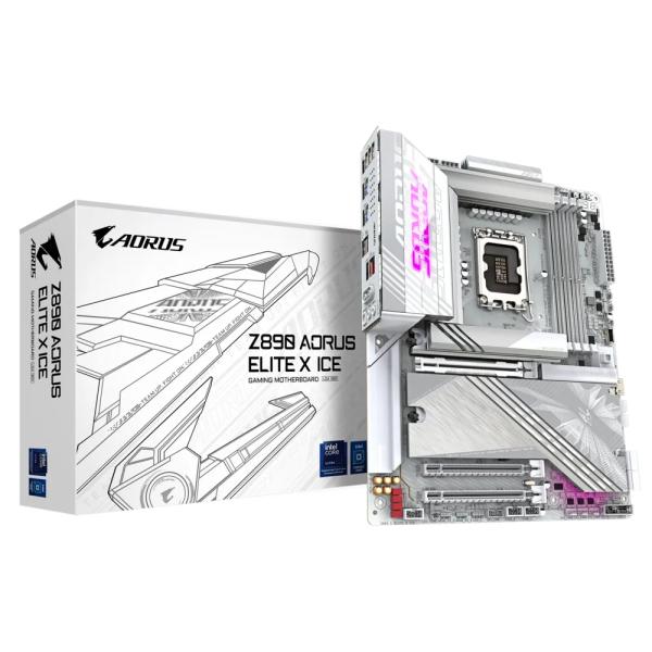Gigabyte z890 a elite x ice, atx, lga1851, intel® core™ ultra, 4x ddr5, 2.5 gbe, wi-fi 7, usb4