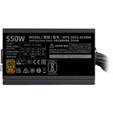 Cooler master mpe-5501-acabw-3beu mwe bronze v3 psu, atx, 550w, quiet hdb fan