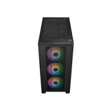 Cooler master e301-kgnn-s00 elite 301 black argb, atx, window, usb 3.2 gen 1 type-c, 3x 120mm argb