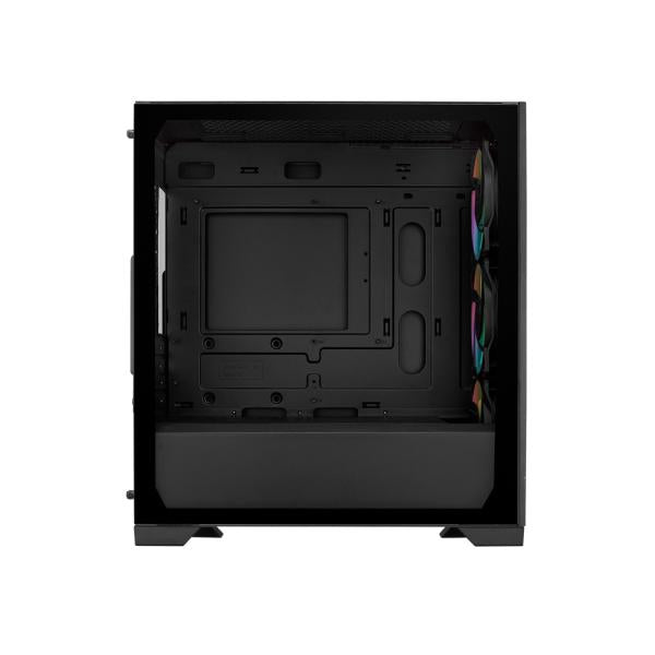 Cooler master e301-kgnn-s00 elite 301 black argb, atx, window, usb 3.2 gen 1 type-c, 3x 120mm argb