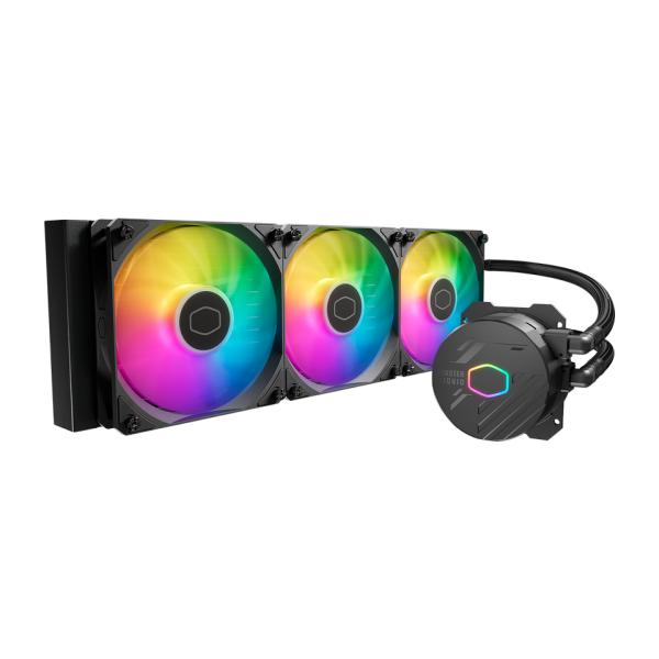 Cooler master mlw-d36m-a18pa-r1 masterliquid 360 core ii argb, 360mm radiator, 3x 120mm argb gen 2
