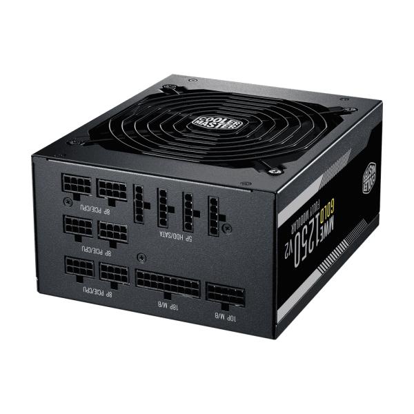 Cooler master mpe-c501-afcag-3eeu mwe gold 1250 v2 black, atx3.1, 1250w, =90% @typical, 140mm