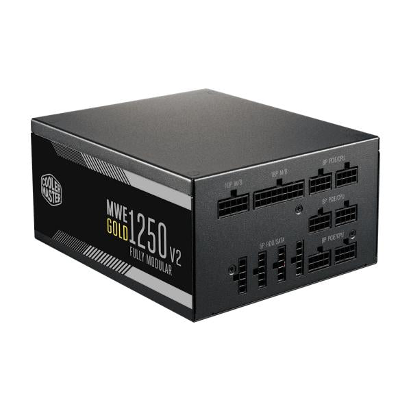 Cooler master mpe-c501-afcag-3eeu mwe gold 1250 v2 black, atx3.1, 1250w, =90% @typical, 140mm