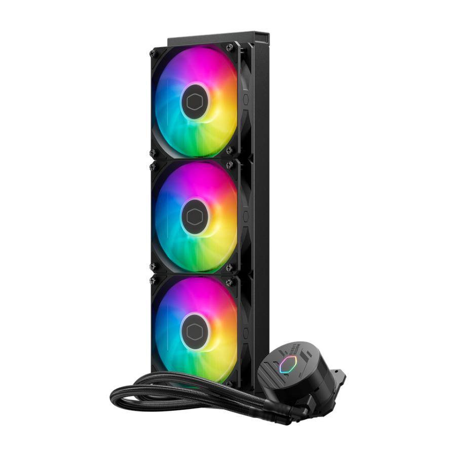 Cooler master mlw-d36m-a18pa-rw masterliquid 360 core ii argb white, gen 3 punp, 3x 120mm argb