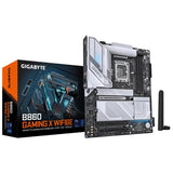 Gigabyte b860 gaming x wifi6e, atx, lga1851, intel b860, 4x ddr5, 2.5 gbe, wi-fi 6e, usb4, usb-c