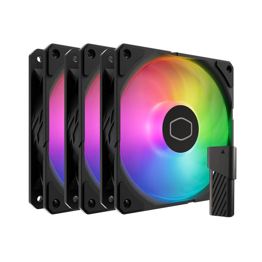 Cooler master mfx-b2dn-253p2-r2 sickleflow edge 120 argb 3-in-1, 3x 120mm, 690~2500 ± 10% rpm
