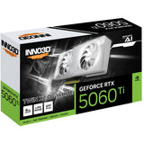 Inno3d n506t2-08d7x-193075w geforce rtx™ 5060 ti 8gb twin x2 oc white