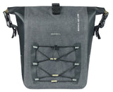 Basil enkele tas navigator storm m mik 12-15l 14 x 25 x 36 cm - zwart