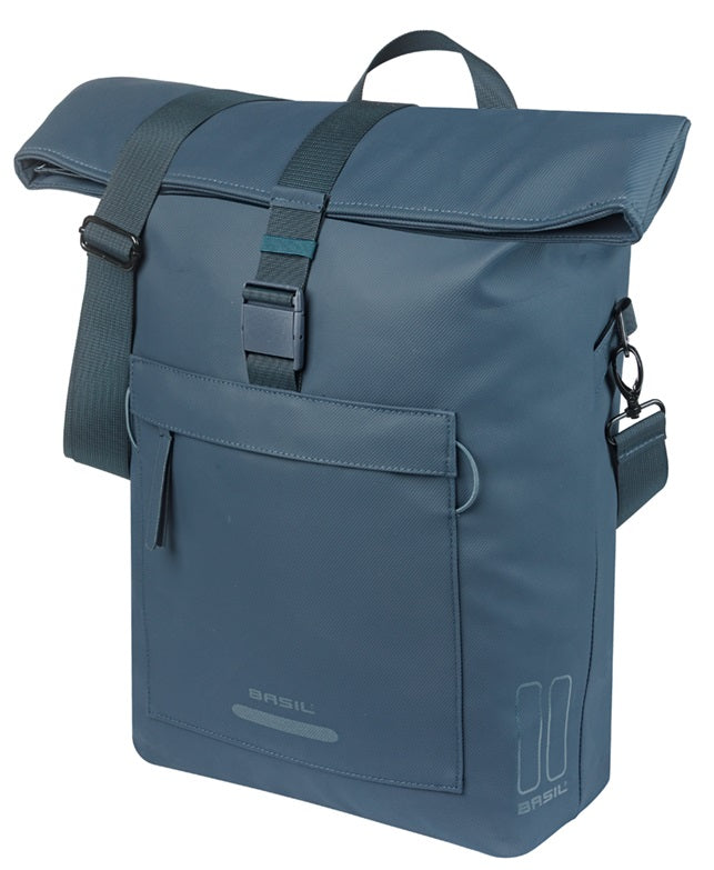 Basil fietsschoudertas brooklyn mik 17l 14 x 32 x 40 cm - blauw